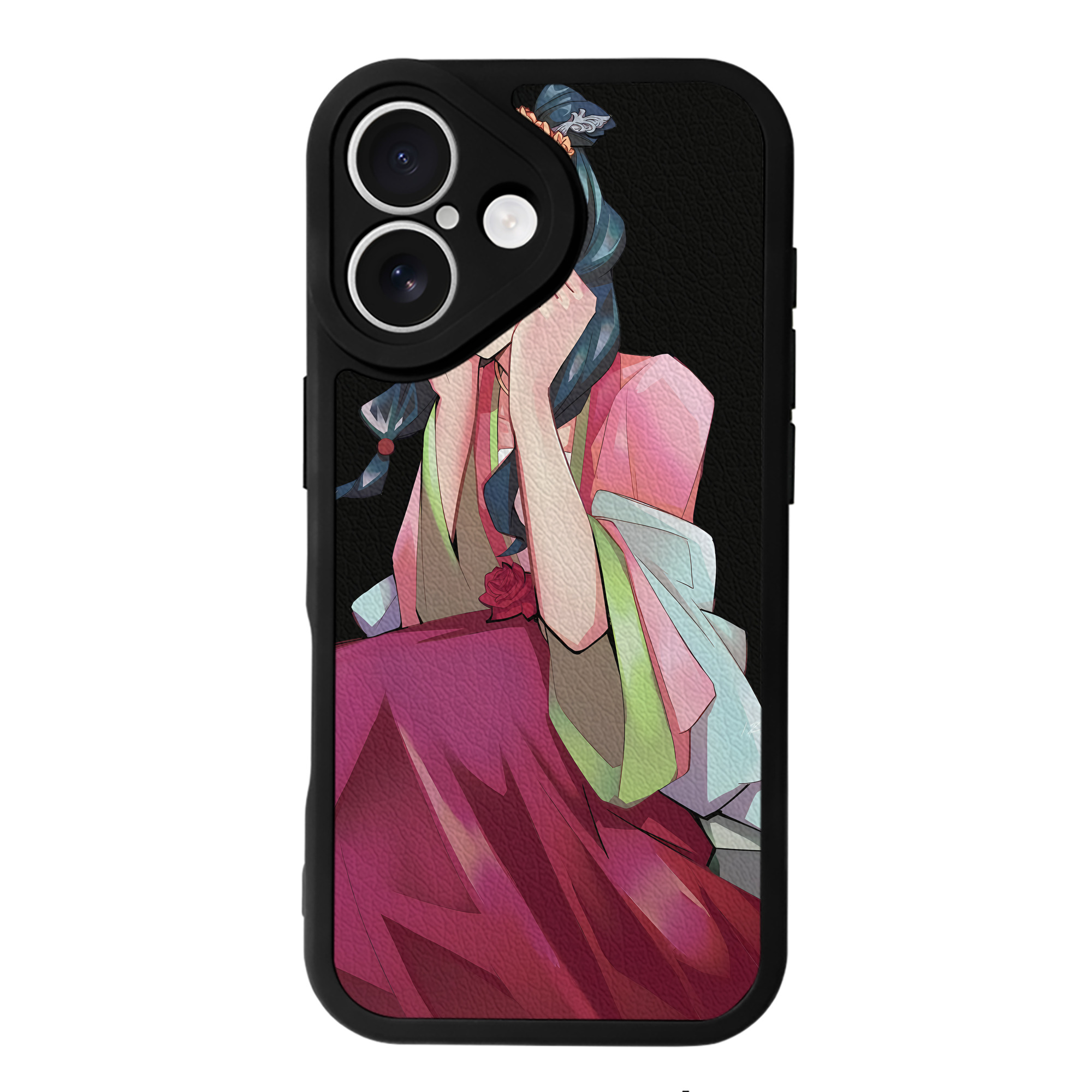 （画像用） 薬屋のひとりごと The Apothecary Diaries 【iPhone 16シリーズ対応】シリコンスマホケース（レザー調） 材質：シリコン